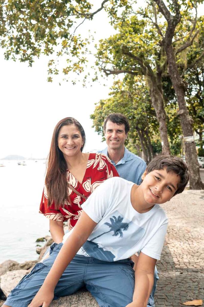 Ensaio fotográfico de família na Urca Rio de Janeiro